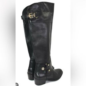 Vince Camuto brooklee black riding boots